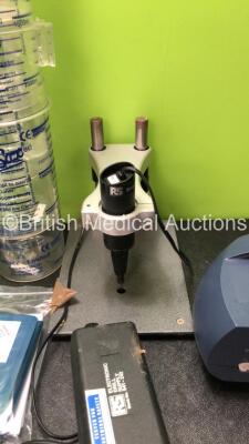 Mixed Lot Including 5 x Vax Sax200ML Cups (Missing Lids) 11 x Mindray CM1303 Bladderless Adult BP Cuffs *All Unused* 1 x PARI Boy Turbo Boy SX Nebulizer (No Power) 1 x RS 606-591 PCB Drill Stand with 1 x AC Power Supply (No Power Due to Faulty Power Suppl - 2