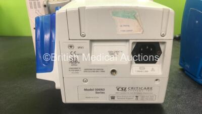 Mixed Lot Including 1 x Mindray Datascope Accutorr V Patient Monitor with 1 x BP Hose (Powers Up) 1 x Masimo Set Accutorr Plus Patient Monitor (Powers Up) 1 x Deltex Medical ODM+ Monitor (Powers Up) 1 x CSI Criticare Comfort Cuff 506N3 Patient Monitor (N - 8