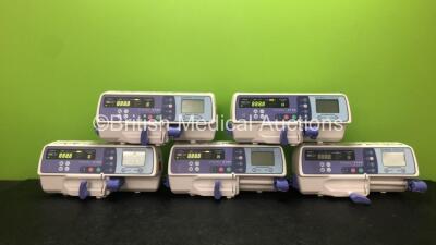 5 x Smiths Medical Graseby 2100 Syringe Pumps (All Power Up) *Mfd 2020*