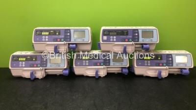 5 x Smiths Medical Graseby 2100 Syringe Pumps (All Power Up) *Mfd 2020*