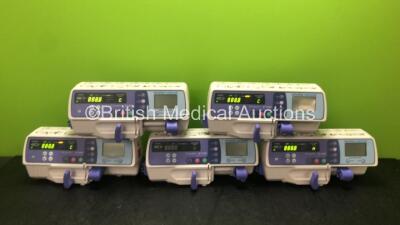 5 x Smiths Medical Graseby 2100 Syringe Pumps (All Power Up) *Mfd 2020*