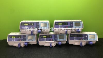 5 x Smiths Medical Graseby 2100 Syringe Pumps (All Power Up) *Mfd 2020*