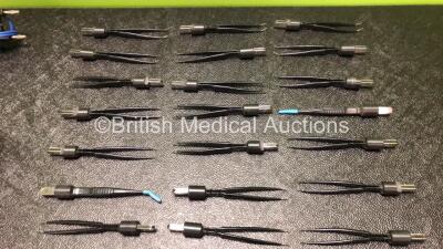 Job Lot Including 30 x Bipolar Micro Forceps and 3 x Diathermy Cables - 3