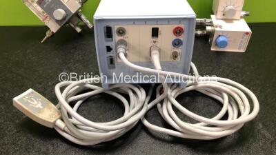 Mixed Lot Including 2 x Bio-Med NEO2 Oxygen Blenders, 1 x Bird Low Flow Oxygen Blender and 1 x Siemens Module Including Aux, ECG, Stim, SpO2, Hemomed, Microcap and NIBP Options with 1 x ECG Lead and 1 x Hemomed Lead *SN 1290 / 191CO7B / NA / AHF01508* - 2