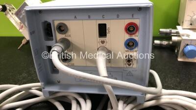 Mixed Lot Including 2 x Bio-Med NEO2 Oxygen Blenders, 1 x Bird Low Flow Oxygen Blender and 1 x Siemens Module Including Aux, ECG, Stim, SpO2, Hemomed, Microcap and NIBP Options with 1 x ECG Lead and 1 x Hemomed Lead *SN 1290 / 191CO7B / NA / AHF01508* - 3