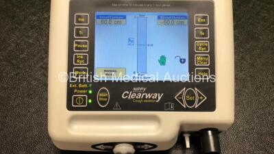 B & D Electromedical Nippy Clearway Cough Assistor Unit Software Version 1.12 (Powers Up) - 3