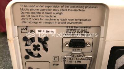 B & D Electromedical Nippy Clearway Cough Assistor Unit Software Version 1.12 (Powers Up) - 4