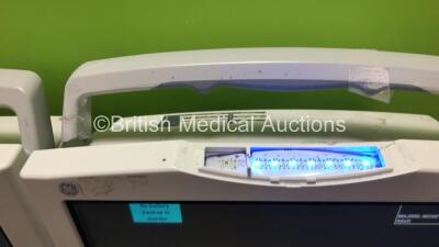 2 x GE B450 Carescape Patient Monitors *Mfd 2015 / 2015* (Both Power Up with Damaged Casing, Missing Light Covers, 1 x Damaged Handle - See Photos) - 5