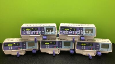 5 x Smiths Medical Graseby 2100 Syringe Pumps *Mfd - 2020* (All Power Up)