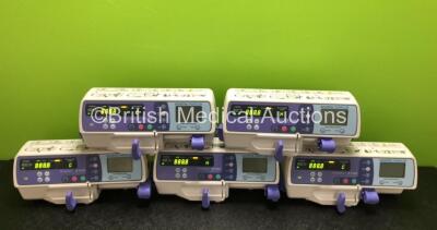 5 x Smiths Medical Graseby 2100 Syringe Pumps *Mfd - 2020* (All Power Up)