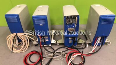 4 x Gambro WRO 300 H Water Treatment Systems with Hoses on Trolleys **STOCK PHOTO USED** *S/N 3910 / 6349 / 6449 / 6424* - 5