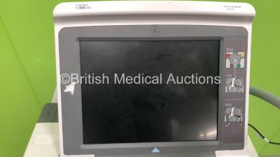 GE MAC 5500 HD ECG Machine on Stand with ECG CAM HD Assy (Draws Power - Blank Screen) *S/N SGM12303232PA* - 3