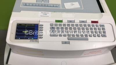 Mortara ELI 250c ECG Machine on Stand with 10 Lead ECG Leads (Powers Up) - 2