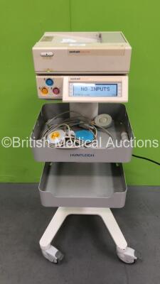 Huntleigh Sonicaid Team Duo Fetal Monitor on Stand with 3 x Transducers (Powers Up)