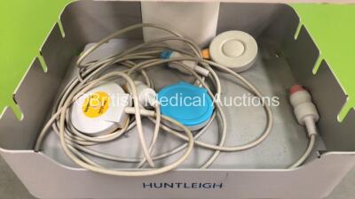 Huntleigh Sonicaid Team Duo Fetal Monitor on Stand with 3 x Transducers (Powers Up) - 2