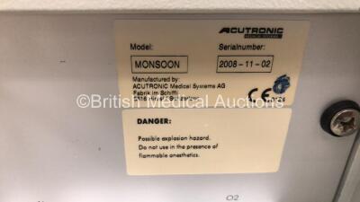 Acutronic Monsoon Universal Jet Ventilator on Table with Hoses (Powers Up) - 4