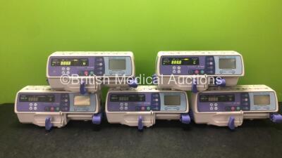 5 x Smiths Medical Graseby 2100 Syringe Pumps (All Power Up) *Mfd 2020*