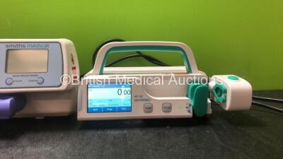 Job Lot Including 3 x Smiths Medical Graseby 2100 Syringe Pumps (All Power Up) *Mfd 2020* 1 x Med Captain Model HP 30 Syringe Pump (Powers Up) - 3