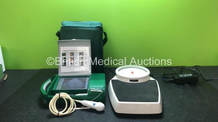 Mixed Lot Including 1 x Bard Scan II PA-00262 Bladder Scanner with 1 x Battery and 1 x AC Power Supply in Carry Case (Powers Up) 1 x Seca Weighing Scales *SN 00133*