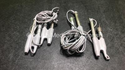 4 x Alcon REF TURBOSONIC-375 Handpieces *SN 0302250301X, 0001930710X, 0802956513X, 0302362611X*