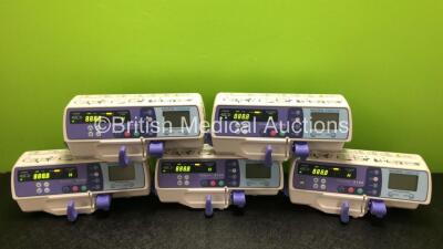 5 x Smiths Medical Graseby 2100 Syringe Pumps *Mfd - 2020* (All Power Up)