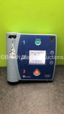 Laerdal Heart Start FR2+ Defibrillator with 1 x Philips M3863A Battery *Install By 00-08-2024* (Powers Up and Passes Self Test)