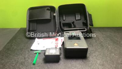 Philips Heartstart FR3 Defibrillator with 1 x Philips Primary Battery in Carry Case and 1 x Philips Adult / Child Electrode Pad *Install Date 03-2-23* (Powers Up) *SN C12C01015, B0520270627719*