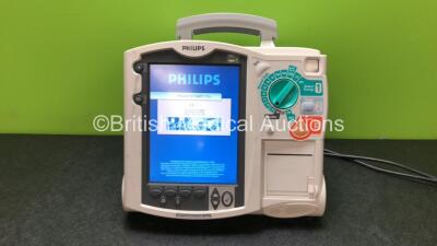 Philips MRx Defibrillator Including ECG and Printer Options with 1 x Philips M3538A Battery (Powers Up)