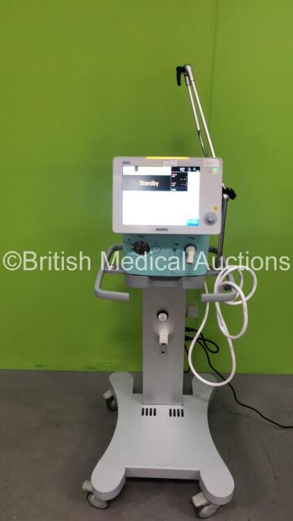 Aeonmed VG70 Ventilator Software Version 2.00, Running Hours 0 h 10 m with 1 x Hose on Stand *Mfd 07-2020* (Powers Up)