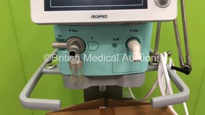 Aeonmed VG70 Ventilator Software Version 2.00, Running Hours 0h 11m with Accessories and 1 x Hose on Stand *Mfd 06-2020* (Powers Up Touch Screen Not Working) - 3