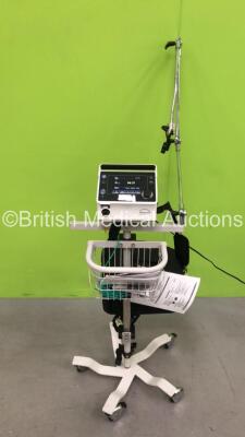 Lowenstein Medical V50-C1 Ventilator Firmware Version 3.5.0007 with Accessories On Stand in Carry Bag *Mfd 06-2020* (Powers Up)