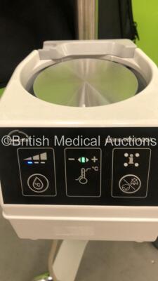 Lowenstein Medical V50-C1 Ventilator Firmware Version 3.5.0004 *Mfd 06-2020* with 1 x prisma Vent Aqua Humidifier Unit and Accessories in Carry Bag On Stand (Both Power Up) - 3