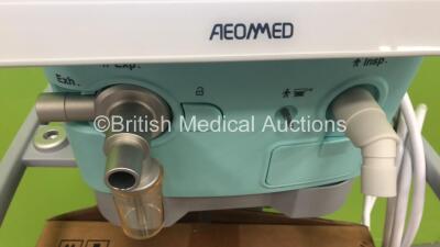 Aeonmed VG70 Ventilator Software Version 2.00, Running Hours 0h 12m with Accessories and 1 x Hose on Stand *Mfd 06-2020* (Powers Up) - 3