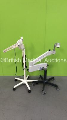 1 x Luxo Patient Examination Lamp on Stand (No Power) and 1 x Kapps ViCo-S Colposcope