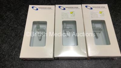 Job Lot of Medical Consumables Including Various Medtronic Screws and Paradigm Spine Implants - 6