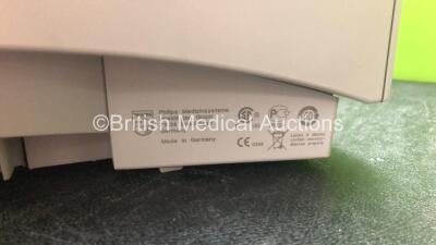 Philips Intellivue MP70 Touch Screen Patient Monitor *Mfd 2010* (Powers Up with Damage-See Photos) with 1 x Philips M3012A Module Including Press and Temp Options *Mfd 2005* (Damaged Casing-See Photo) - 6