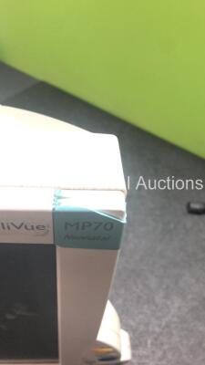 Philips IntelliVue MP70 Neonatal Touch Screen Patient Monitor Software Revision J.10.45 (Powers Up, Missing Button and Slight Damage to Casing - See Photos) - 7