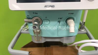 Aeonmed VG70 Ventilator Software Version 2.00, Running Hours 0 h 12 m with Accessories and 1 x Hose on Stand *Mfd 06-2020* (Powers Up) - 3