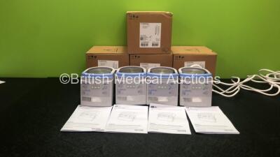 4 x Fisher & Paykel MR850AEK Heated Respiratory Humidifiers *Mfd - 2020* with User Manuals in Boxes (All Power Up)