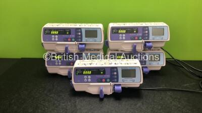 5 x Smiths Medical Graseby 2100 Syringe Pumps *Mfd - 2020* (All Power Up)