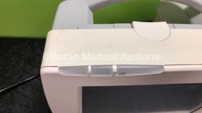 Job Lot Including 1 x Philips IntelliVue MP30 Patient Monitor Including Printer Options (Powers Up with Damage to Casing - See Photos) 1 x Philips IntelliVue Patient Monitor (Powers Up with Damage to Casing and Dial - See Photos) with 2 x Philips M3001A M - 3