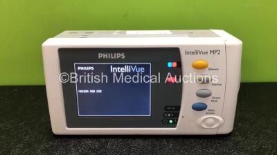 Philips IntelliVue X2 Handheld Patient Monitor Including Press, Temp, NBP, SpO2 and ECG/Resp Options Software Revision J.10.50 (Powers Up with Stock Battery, Battery Not Included) *SN DE31518124*