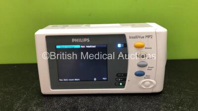 Philips IntelliVue X2 Handheld Patient Monitor Including Press, Temp, NBP, SpO2 and ECG/Resp Options Software Revision J.10.50 (Powers Up with Stock Battery, Battery Not Included) *SN DE31518124* - 3