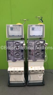 2 x Fresenius Medical Care 5008 Cordiax Dialysis Machines - Software Version 4.57 - Running Hours 36635 / 38299 (Both Power Up)