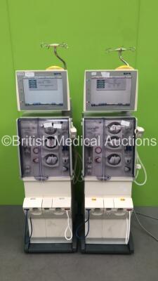 2 x Fresenius Medical Care 5008 Cordiax Dialysis Machines - Software Version 4.57 - Running Hours 41112 / 26122 (Both Power Up)