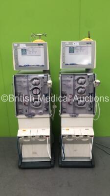 2 x Fresenius Medical Care 5008 Cordiax Dialysis Machines - Software Version 4.57 - Running Hours 45534 / 40961 (Both Power Up)