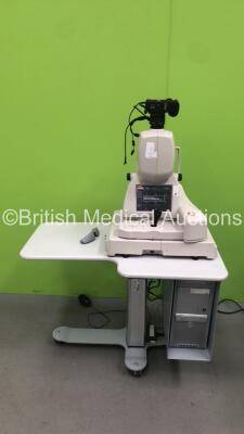 TopCon 3D OCT 2000 Optical Coherence Tomography System Software Version 8.20 with 1 x Nikon D300s Digital Camera on Motorized Table (Powers Up Hard Drive Removed) *SN 673157* *Mfd 2011*