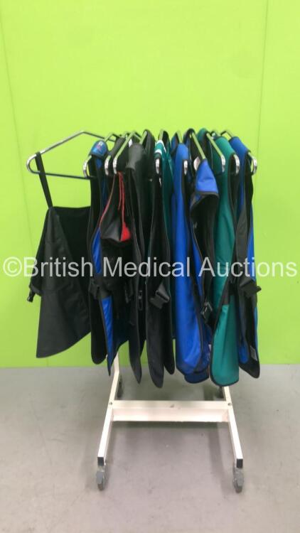 1 x Kenex Metal Rail with 10 x X-Ray Aprons