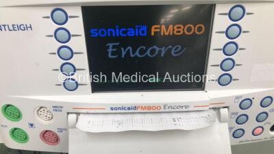 3 x Huntleigh sonicaid FM800 Encore Fetal Monitors on Stands (All Power Up) - 2