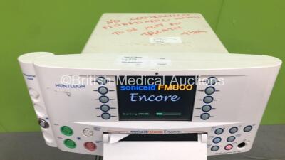 3 x Huntleigh sonicaid FM800 Encore Fetal Monitors on Stands (All Power Up) - 4